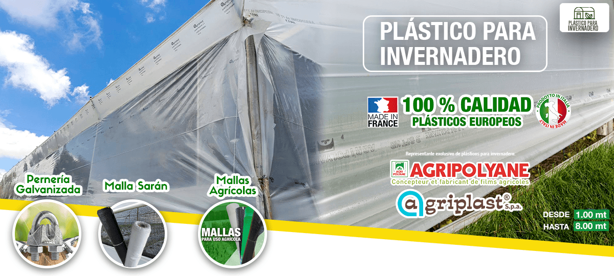 Plásticos para Invernadero